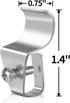 Vinyl Siding Clips, 20-Pack No-Hole Outdoor Camera Mount for Blink, Arlo, Ring, No-Damage, Weatherproof Stainless Steel