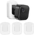 HOGEE 3 Pack 4 2 Blink Camera No Drilling No Screws Wall Mount Bracket, Adhesive Blink Outdoor Camera Mount for Blink