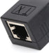 RJ45 Adapter Extender, Network Connector Ethernet Cat5e Cat6 Extender for HDTV, DVD, Monitor, Projector