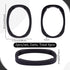 OLYCRAFT 4pcs Car Speaker Spacer Rings 6.9x9.6 Inch Door Speaker Adapter Spacer Ring Car Audio Universal Speaker Rings Plastic Speaker Spacer Rings Universal Speaker Spacer Rings for Cars Boats Trucks