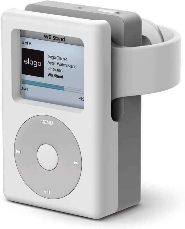 elago W6 Apple Watch Stand Compatible with iWatch Series 1-10 (46mm, 45mm, 44mm, 42mm, 41mm, 40mm, 38mm)
