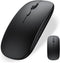 Wireless Bluetooth Mouse for iPad/MacBook Pro/Air/Laptop/PC, Rechargeable Silent Mouse Portable Slim for Surface