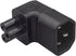 TEWOXIN 2PCS IEC320 C14 C5 10A 250V, (2PCS C14 C5 Up Bend to Power Adapter Converter, for Laptop, Computer Monitor, TV