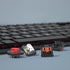 DRAOZA Kailh Choc Low Profile Clicky Switch 5-Pin Switches 1350 Chocolate for Mechanical Gaming Keyboard (White, 72pcs)