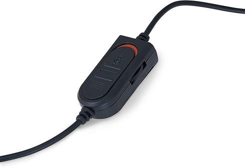 Verbatim Mono 3.5mm Headset with Microphone and in-Line Remote in Black