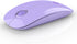 Wireless Bluetooth Mouse, Purple, 1600 DPI, Long Battery Life, Dual Connectivity, Quiet Click, High-Precision Optical