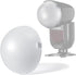 NEEWER Magnetic Dome Diffuser for Round Head Speedlite Flash, Light Modifier for Z2 Z1 Speedlite