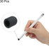 MECCANIXITY 30pcs 5.5mm Stylus Pen Fine Tips Conductive Rubber Capacitive Touch Screen Pens for Universal Replacement