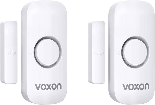 Window Alarm Door Alarms for Kids Safety, VOXON Wireless Door Alarm for Home Security, Pack of 2