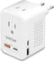 SARQW 220V to 110V Voltage Conversion Plug Adapter for Traveling from USA to