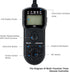 JJC Intervalometer Timer Remote Shutter Release Time Lapse for Panasonic S9 and G100D Cameras, for Long-Exposure Timer