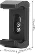 Aluminum Power Bank Holder, 53-80mm Width Range, Mount Clamp for Camera with Nonslip Protection
