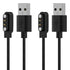 LIFEBEE Smart Watch Charger, Magnetic USB Charging Cable Replacement for ID205L ID205S ID205U, 3.3Ft, Black