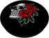 Skull And Roses In Triangle Skeleton Minimal Art Lover Gift, PopSockets Swappable PopGrip