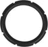 Universal Foam Surrounds Circle for Bass Speaker, Loudspeaker Perforated Rubber Edge Subwoofer Spare Parts (Black)