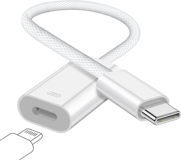 USB C to Lightning Audio Adapter Cable, USB Type C Male to Lightning Female Converter for iPad Pro, Galaxy S23