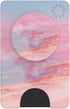 PopSockets Phone Wallet - Pink Clouds, Expanding Phone Grip, Phone Card Holder