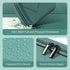 EVA Electronic Accessories Storage Case, Large Shockproof Waterproof Bag for Electronics Organizer, Green, Double Layer