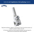 Glomex 1" x14 RNYL Swivel VERT/HORIZ MOUNTING