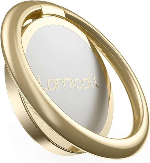 Phone Ring Holder, Lamicall Finger Ring Stand: Universal Cradle Kickstand Compatible with iPhone 13 12 11 Pro Xs Max XR