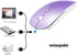 KLO Bluetooth Mouse for MacBook/MacBook Air/Pro/iPad, Wireless Mouse for Laptop/Notebook/PC/iPad/Chromebook (Purple)