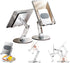 Generic 4.7-9.7 Inch Devices,360 Adjustable Phone Stand for Desk,for Rotating Aluminum Alloy,Silver Compatible