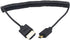 Duttek Extreme Thin Coiled Micro HDMI to HDMI Cable 6FT/1.8M, Compatible 4K@60Hz, 1080P, 3D, and Audio Return