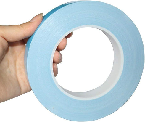 Thermal Adhesive Tape, 25m x 15mm x 0.20mm Double Side Thermal Tapes Cooling Pad Apply to Heatsink, LED, IGBT, IC Chip, Computer CPU,GPU, Modules, MOS Tube, SSD Drives