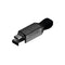 Rolling Square inCharge 6 - 6-in-1 Keychain USB C, Lightning & Micro-USB Charger, 15W Universal Cable, Gray.