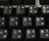 Online-Welcome Thai Keyboard Stickers, Transparent White Lettering for Laptops, PCs