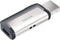 Sandisk 128GB Ultra Dual Drive USB Type-C - USB-C, USB 3.1 - SDDDC2-128G-G46,