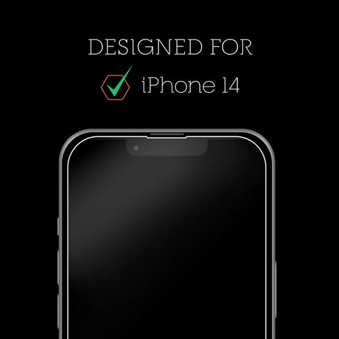 STM Ultra Premium EcoGlass iPhone Screen Protector, 100% Recycled, Shatterproof, Compatible with iPhone 14