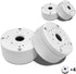 Universal Bullet Security Camera Mount Bracket, Waterproof Outdoor Camera Cover, Metal Electric Enclosure, 4 Pack
