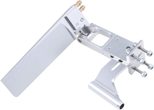 110mm 4mm Hobbypark Aluminum RC Boat Rudder with Shaft Axle Strut Mount Bracket Kit Holder,Dual Water Pickup
