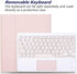 Touchpad Keyboard Case for iPad 10th Generation, 7 Colors Backlit Slim Folio Cover with Detachable Bluetooth Keyboard