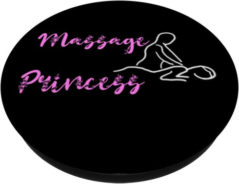 Massage Princess Masseuse Spa Therapist Relaxation Therapy PopSockets Swappable PopGrip