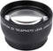 52mm 2X Magnification HD Teleconverter, Waterproof Telephoto Lens for 52mm Mount Camera