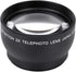 52mm 2X Magnification HD Teleconverter, Waterproof Telephoto Lens for 52mm Mount Camera