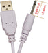 2 Packs USB to DC 2.5mm Adapter Charger Cable Replacement, Fast Charging Cord for Replacement Device.