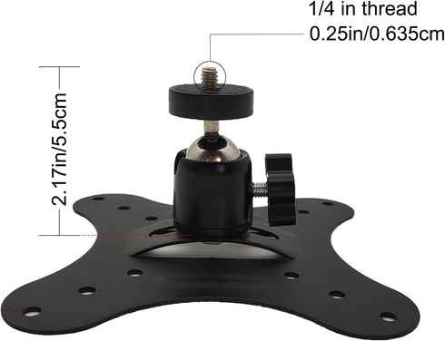 Vertically Mounted Projector Bracket, Universal Ceiling Wall Projector, 1/4" Screw, Mini Projector Bracket