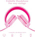 ELECDER i37 Kids Headphones - Children Girls Boys Teens Foldable Adjustable On Ear Headphones 3.5mm Jack Compatible