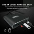 COSOWELL 4K H.265 H.264 MP4 MP3 Media Player for USB Drive & MicroSD, Ultra HD Digital Signage Player with HDMI/AV