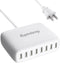 USB Charger Station, SUPERDANNY 8-Port Desktop Charging Station for Multiple Devices, Compatible with iPhone