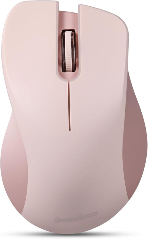 Perixx PERIMICE-621P Wireless Mouse - Silent Click with Ergo Design, Compatible for Desktop and Laptop PC - Wireless