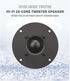 HIFIDIY LIVE 2PCS 4 inch 25-core 8OHM 30W B1-100 HiFi Tweeter Speaker Unit Black Silk Membrane Home Film Treble
