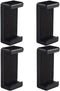 Acuvar Universal Tripod Smartphone Mounts - Dual Mounting Points for Smartphones, 4 Pack