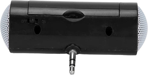 Mini Speaker, 3.5mm Jack Portable Stereo Speaker for MP3 Music Player, Tablets, Laptops, PCs, MP4 (Black)