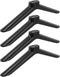 Homoyoyo Universal Tv Stand Legs Base with Screws, 2 Pairs Television Support Brackets
