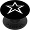 Y2K Aesthetic Star Black and White Mcbling Vintage Retro PopSockets Standard PopGrip