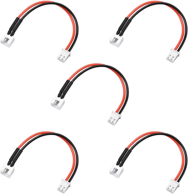 Balance Plug Extension Wire uxcell 1S, 10CM 5pcs for Lipo Battery Balance Charging 22AWG